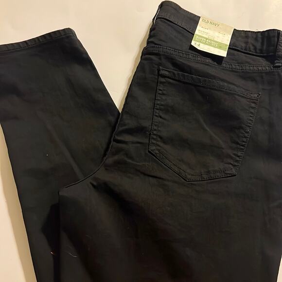 Old Navy Denim - Old Navy Super Skinny-Mid Rose Black Jeans 14R